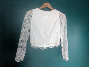 crochet top wedding dress