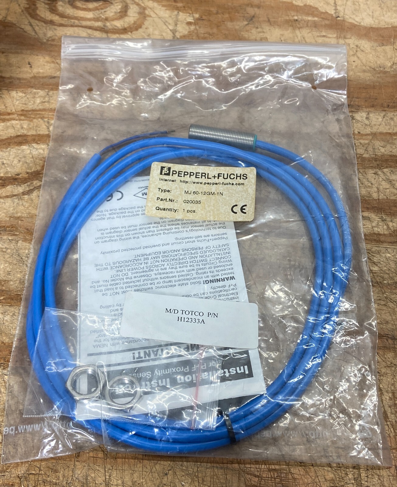 Pepperl Fuchs MJ60-12GM-1N Magnetic Sensor | eBay