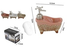 Distributeur De Savon Liquide 2 En 1 Avec Porte Éponge En Céramique 69355 DFH