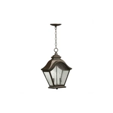 Quorum International 7452-2-46  Artisan's Grove Two Light Outdoor Pendant from