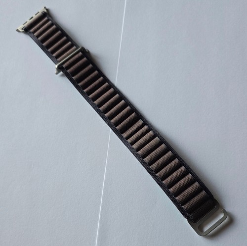 Unused Original LARGE (L) Apple Watch 49mm Alpine Loop INDIGO Band in Bulk Pkg - Zdjęcie 2 z 9