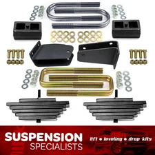 For 1980-1998 Ford F250 4X4 3" Front 1" Rear Leveling Lift Kit w/ Pivot Bracket