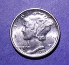 1937 Mercury Dime  Borderline Uncirculated   FSB