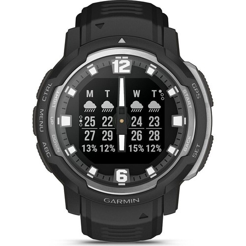 Hybrid Smartwatch GARMIN INSTINCT CROSSOVER Silikon Schwarz 010-02730-03 - 第 3/7 張圖片
