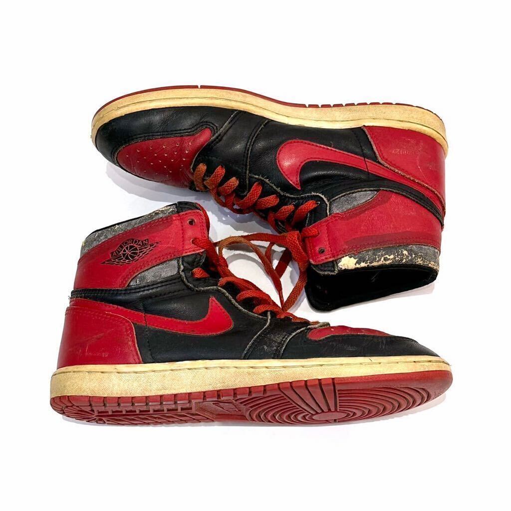 Nike Air Jordan 1 Bred Original US10 Made in Korea 1985 Nike Air Jordan 1 Bred Original US10 Made in Korea 1985