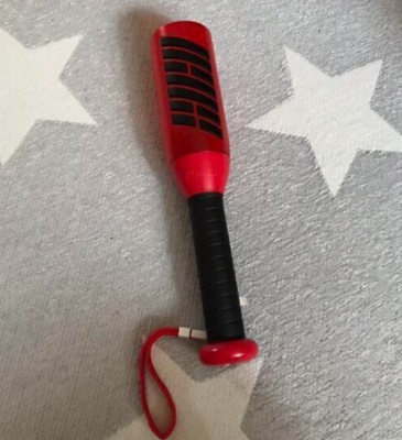 IKON KONBAT OFFICIAL LIGHT STICK Red Concert Bat lump with Handle