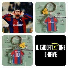 IL GIOCATORE CHIAVE.Portachiavi, Roberto Baggio maglia Bologna 1997/98