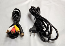 AC Power Cord & AV Cable compatible with SEGA...