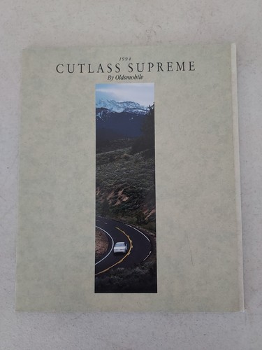 vintage 1994 Oldsmobile Cutlass Supreme Fold Out Car Brochure Catalog 9"x11"