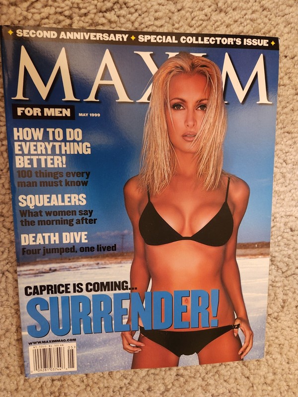 Maxim Magazine May 1999 (Caprice cover)