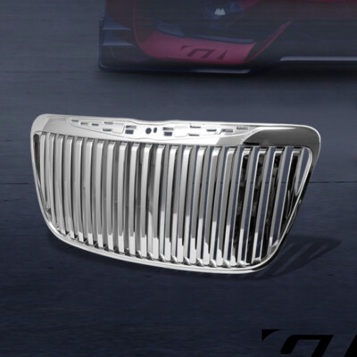 For 2011-2014 Chrysler 300/300C Chrome Vertical Front Hood Bumper