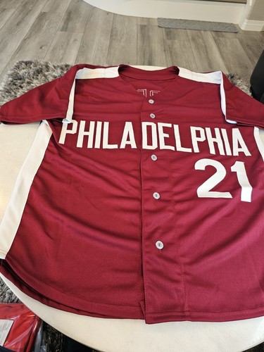 Bake Mcbride Autographed/Signed Jersey JSA COA Red Custom Jersey - Picture 5 of 9