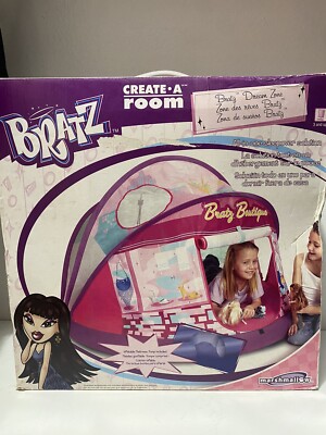 RARE BRATZ DREAM ZONE CREATE-A-ROOM TENT / Inflatable MattressBY BRATZ NIB 2004