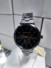 Michael Kors Men's Blake Chronograph BLACK Stainless Steel Watch MK8703
