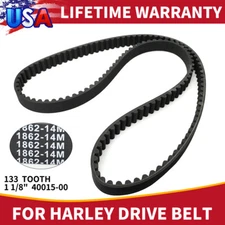 133 1 1/8" REAR DRIVE BELT Fits HARLEY DYNA FXD SUPER GLIDE FXDL REPL 40015-00