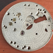 VINTAGE MAIN PLATE FOR 16 SIZE WALTHAM VANGUARD 1899 POCKET WATCH 23 JEWEL