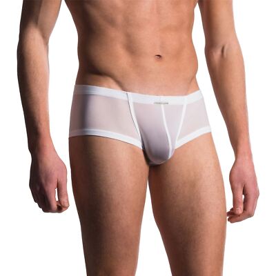Manstore Herren M101 Hot Pant High Cut Hinten Slip Hüfte versch. Farben dünn leicht