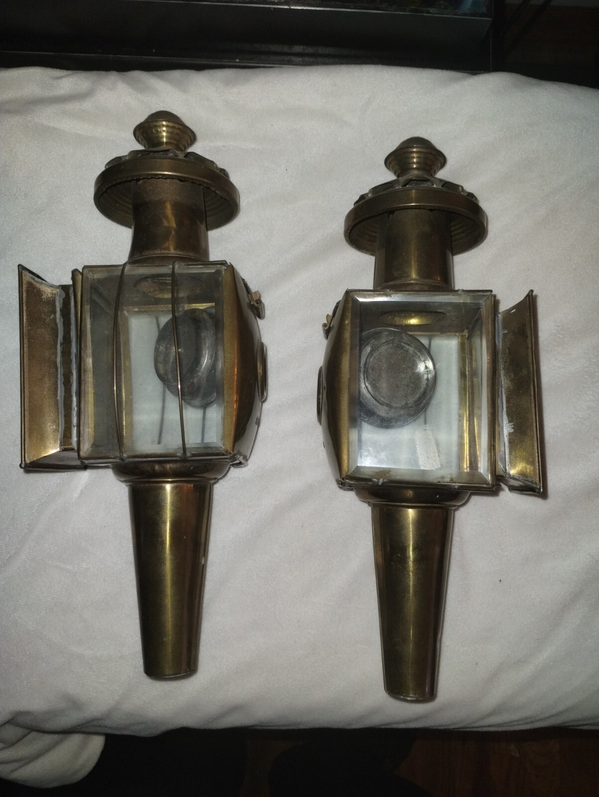 Brass Antique Carriage Lamps eBay