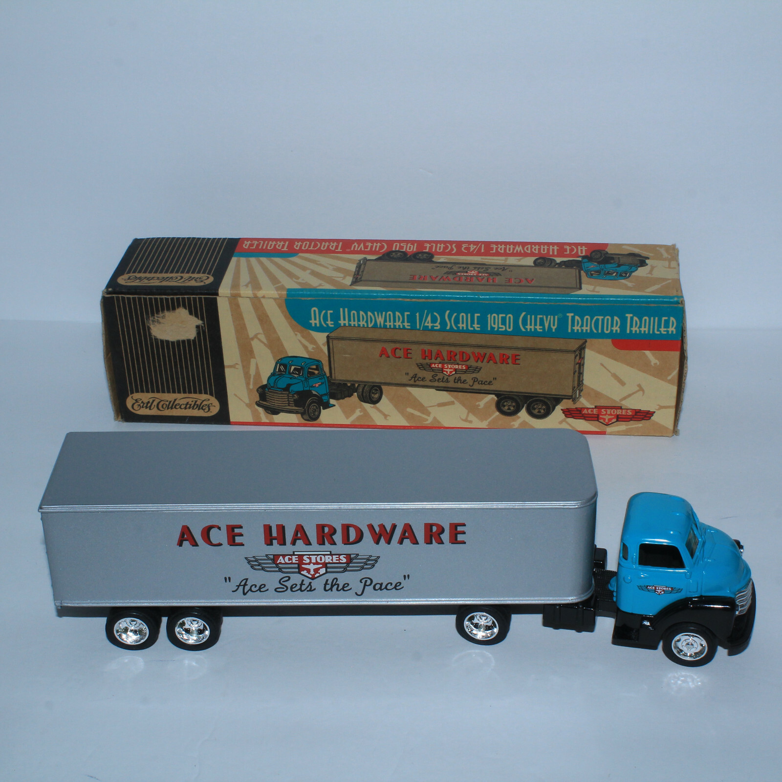 chevy toy truck with trailer
