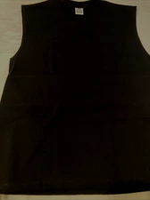 Pro Club 100% Cotton Muscle Tee Shirt ,Black Size Large 