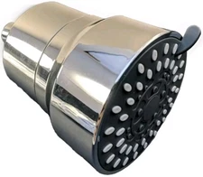 Filtered Shower Head, 3 Modes, High Pressure, Multi-Stage Filtration, Silver
