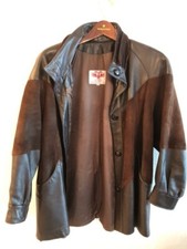 Dita Martin Design Black To Brown Leather Jacket