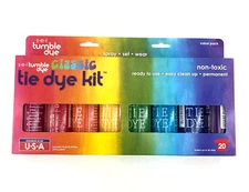 S.E.I. Classic Tie-Dye Kit Fabric Spray Dye 8 Colors Mixed Colors New In Box
