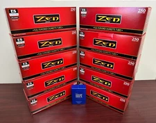 Zen Red King Size Full Regular Cigarette Tubes 10 Boxes+BLUE CASE~Ships In Box