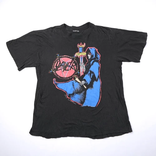 Slayer Spill The Blood T Shirt Black Fits Mediu 1990s vintage concert t-shirt, vintage, size M, single stitch, B+ condition