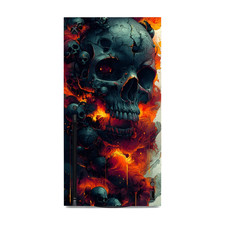 Xbox Series X Console Front Skin Vinyl Decal Dark Skull
