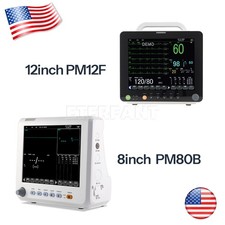 12"/8" Patient Monitor CCU ICU Vital Sign For Hospital SPO2/PR/NIBP/TEMP/RESP