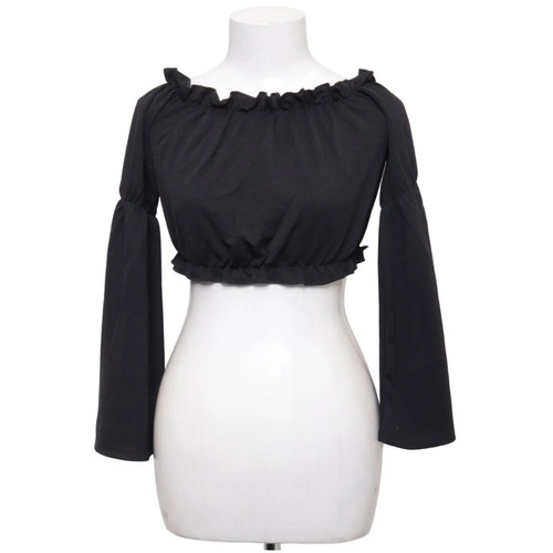 Gina Tricot, Tube Top, Größe: M, Schwarz, Elasthan/Polyester, Einfarbig #DPf