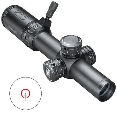 (NO CA SALES!) BUSHNELL RIFLE SCOPE OPTICS 1-4X24 BTR-1 BLACK