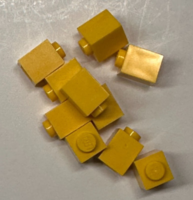 LEGO Brick 1 x 1, 3005, Yellow , QTY 10 Free Shipping