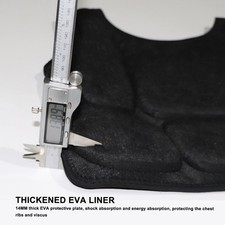 Taekwondo Chest Protector Thickened EVA Liner Shock Absorption Boxing Chest Guar