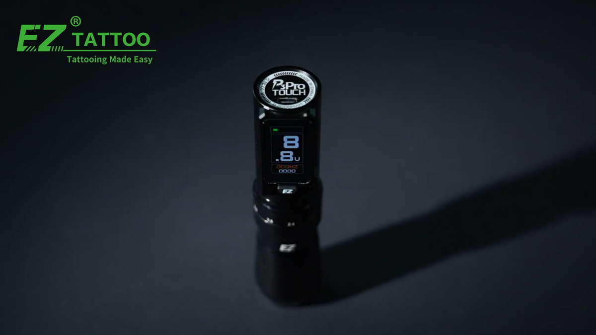 EZ P3 Pro Touch Adjustable Stroke Touchscreen Wireless Tattoo