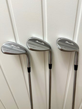 Mizuno Pro T-1 Wedge Set (3) Stiff Flex Dynamic Gold Steel Shaft Silver