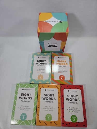 Think Tank Scholar Sight 520 Words Flashcards Box Set PreK-3rd (1-2 SEALED) - Picture 2 of 3