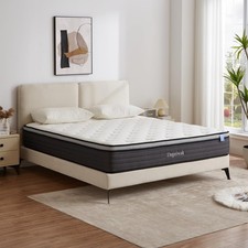 12 Inch Queen Memory Foam Mattress, Comfort Sleep, Medium Firm Feel, Decompre...