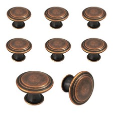 8 Pack Dresser Knobs,Kitchen Cabinet Knobs,Antique Brass Drawer Knobs,as The ...