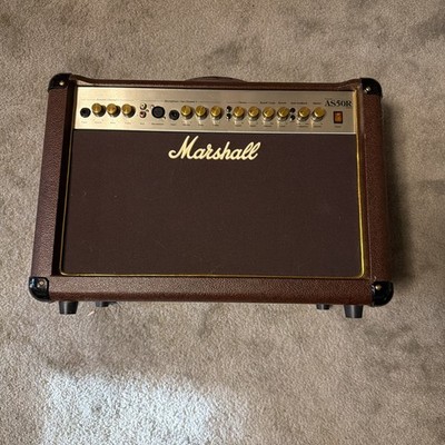 Marshall AS50R 50-watt solid-state acoustic guitar combo amplifier