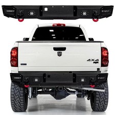 Vijay For 2003-2009 Dodge Ram 2500 3500 Steel Rear Bumper W Led Lights D-rings