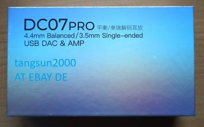 iBasso DC07Pro Hi-Res dongle DAC 32Bit/768kHz Android iOS black NEU OVP