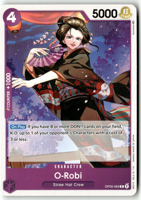 One Piece TCG Bandai No. OP05-063 O-Robi Englisch