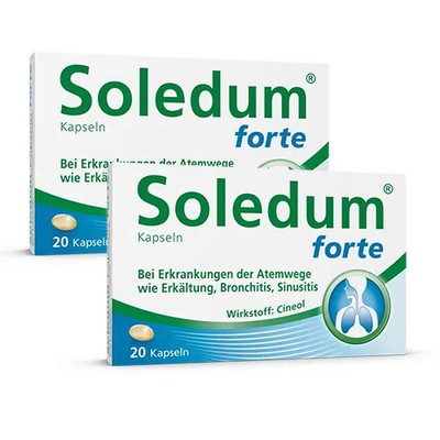 Soledum Kapseln Forte 200 mg Doppelpackung (2x 20st) 2 St