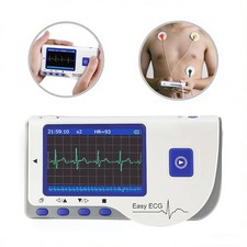 LEPU Tragbares EKG-Ger&auml;t Herzmonitor Arrhythmie-Erkennung, Bluetooth, KI-Analyse