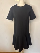 Mini Kleid Kleines Schwarzes von COS tiefe Taille Flapper Dress Gr. 36 Scuba