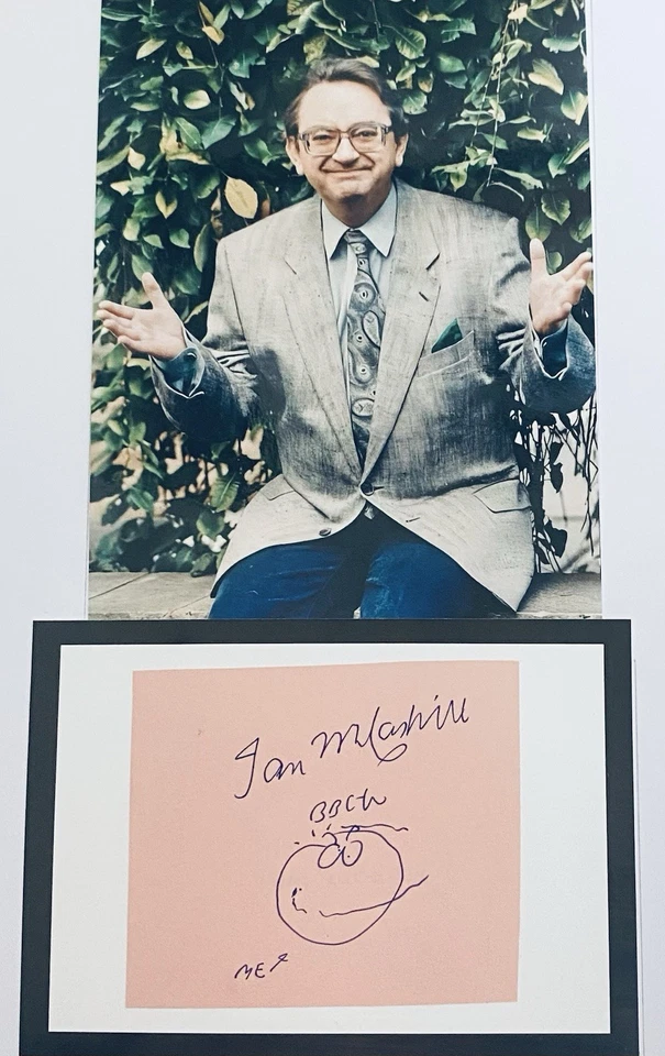 Ian McCaskill Scottish Meteorologist 1938-2016, Original 10 x 8 Signature Piece - Image 1 of 1