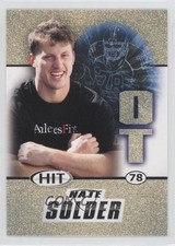 2011 SAGE Hit Gold Nate Solder #78 0c4