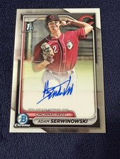Adam Serwinowski 2024 Bowman Chrome Auto 1st Cincinnati Reds Prospect #CPA-ASE